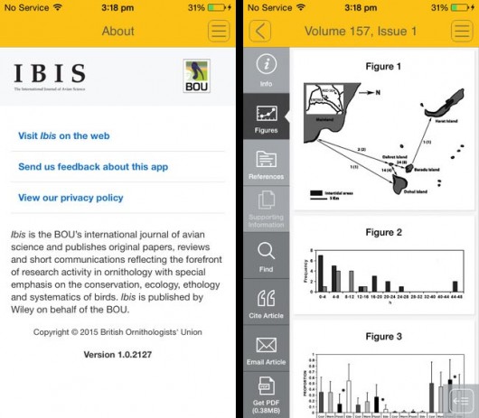 IBIS app screenshots
